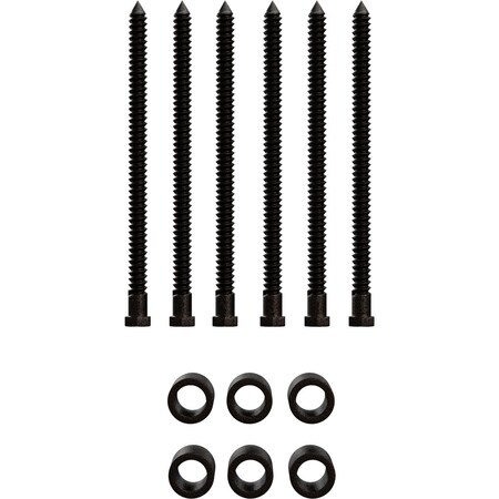 Ekena Millwork Barnfold 4-Door 7/8" Extension Kit, Arch Bronze GB6007M4EXAB